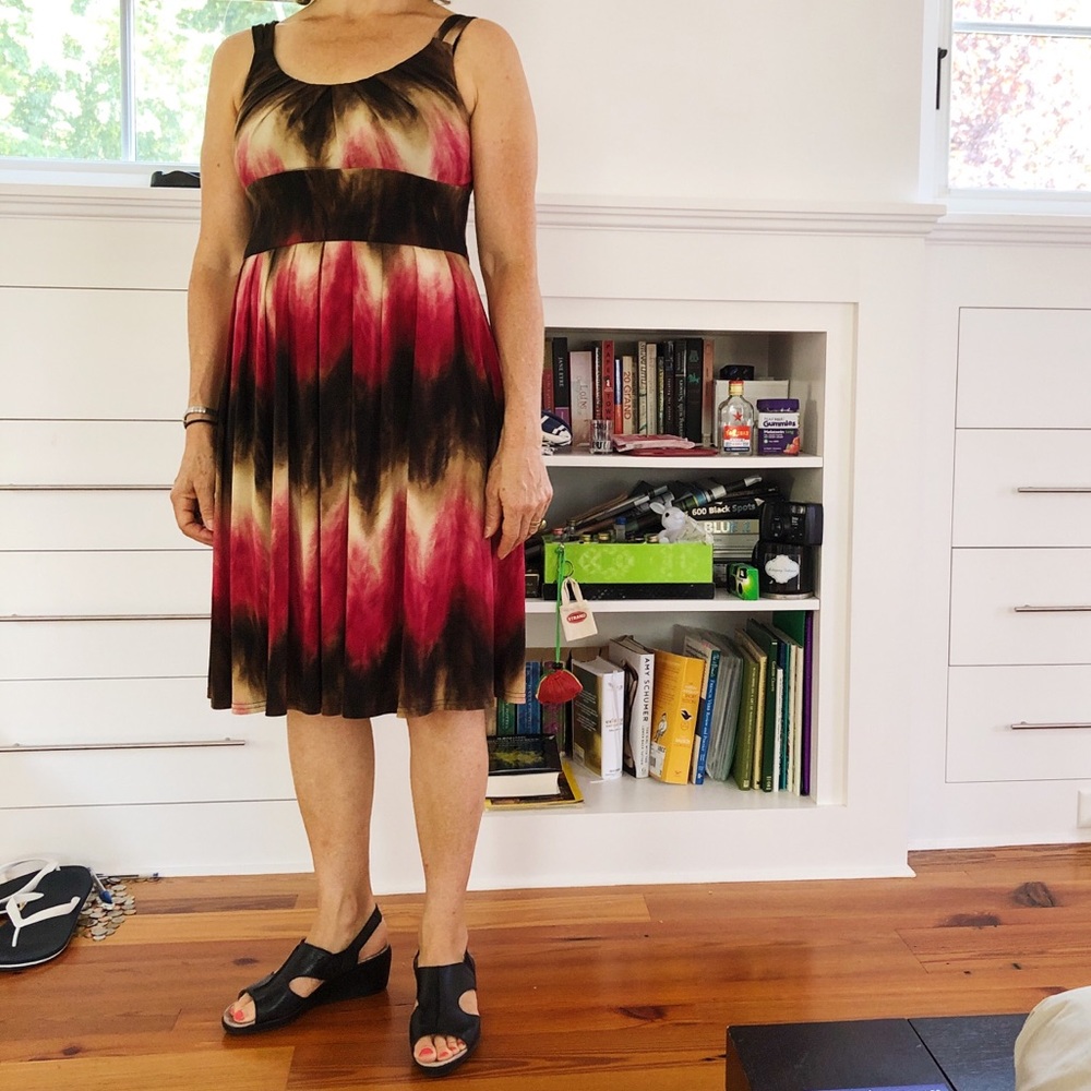 Flowy Tie Dye Midi Dress